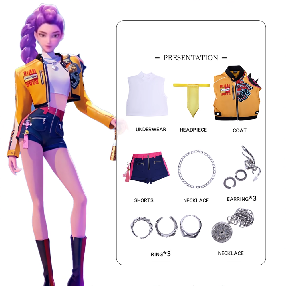 KPop Demon Hunters Rumi Cosplay Costume