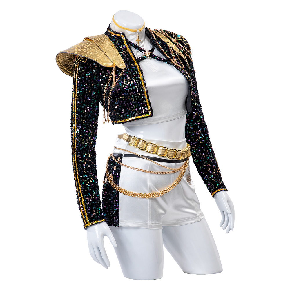 KPop Demon Hunters Rumi Cosplay Costume Premium Edtion