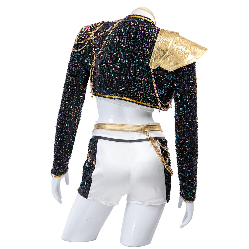 KPop Demon Hunters Rumi Cosplay Costume Premium Edtion