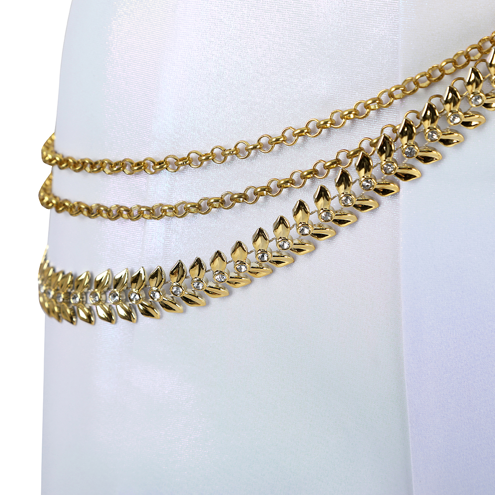 KPop Demon Hunters Rumi White The Best Stage Outfits Cosplay Costume Premium Edtion