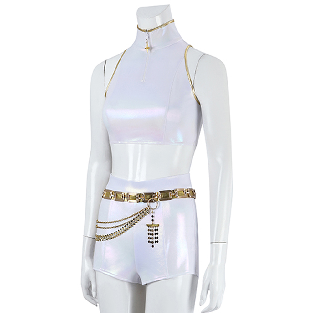 KPop Demon Hunters Rumi White The Best Stage Outfits Cosplay Costume Premium Edtion