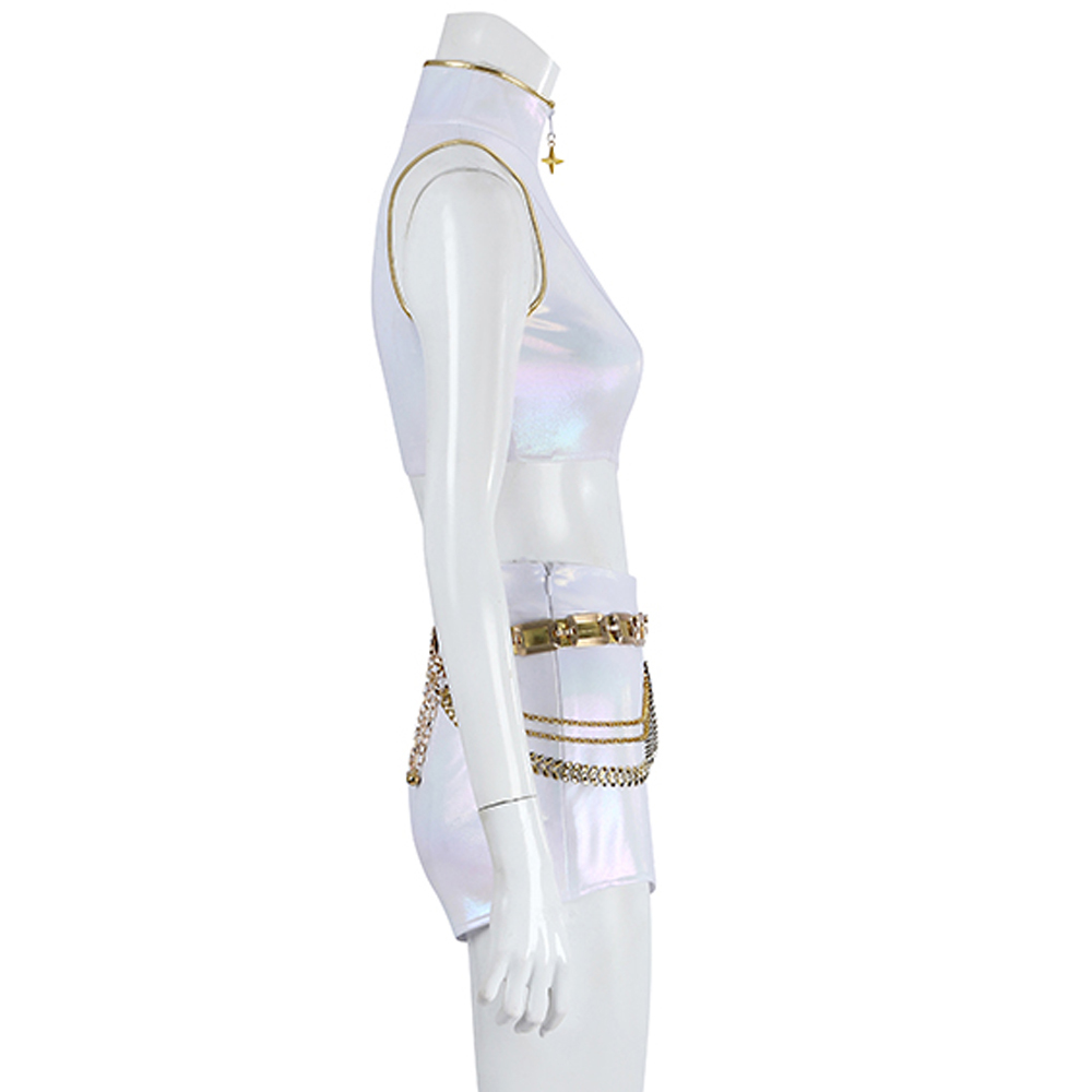 KPop Demon Hunters Rumi White The Best Stage Outfits Cosplay Costume Premium Edtion