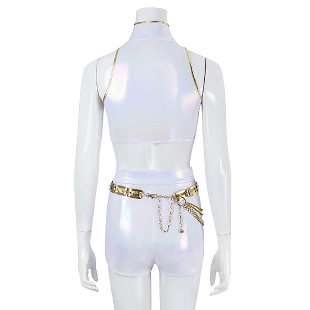 KPop Demon Hunters Rumi White The Best Stage Outfits Cosplay Costume Premium Edtion