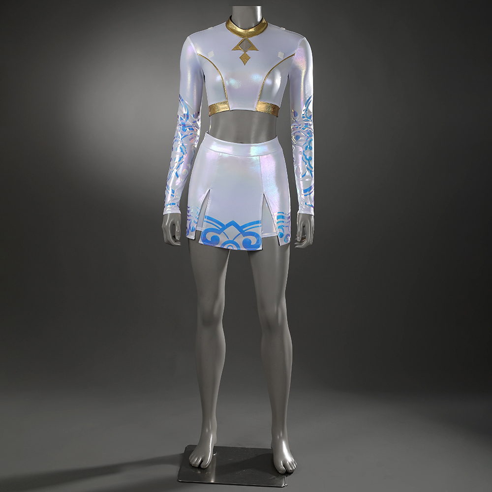 KPop Demon Hunters Zoey White The Best Stage Outfits Cosplay Costume Premium Edtion