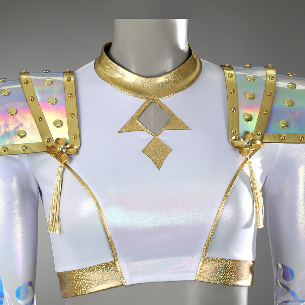 KPop Demon Hunters Zoey White The Best Stage Outfits Cosplay Costume Premium Edtion