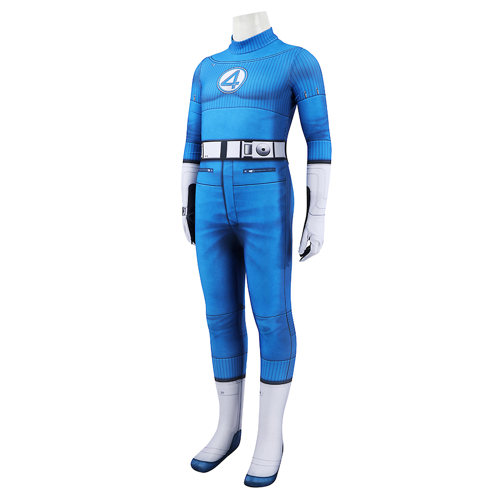Kids Costume The Fantastic Four First Steps Mister Fantastic Reed Richards Cosplay Costume
