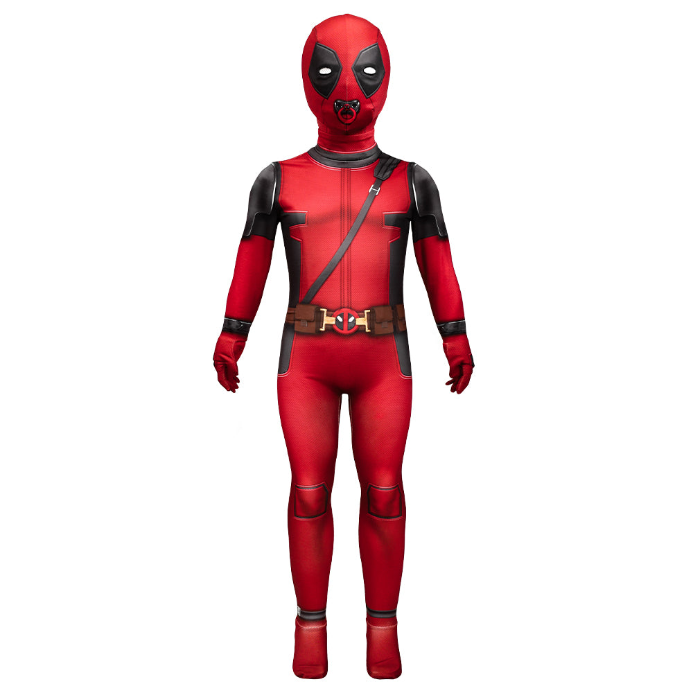 Kids Costume Deadpool 3 Deadpool & Wolverine Baby Deadpool Cosplay Costume-Cosplay Instrumentality Project