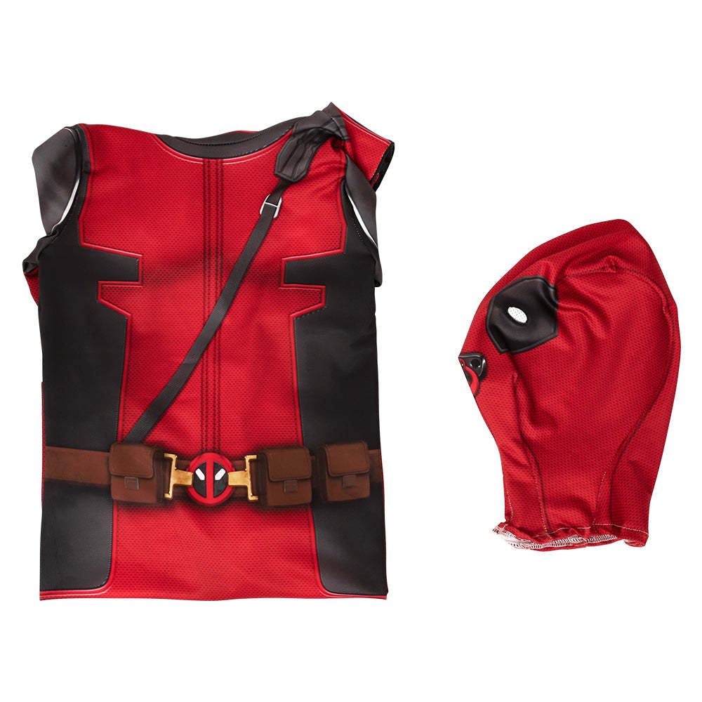 Kids Costume Deadpool 3 Deadpool & Wolverine Baby Deadpool Cosplay Costume-Cosplay Instrumentality Project