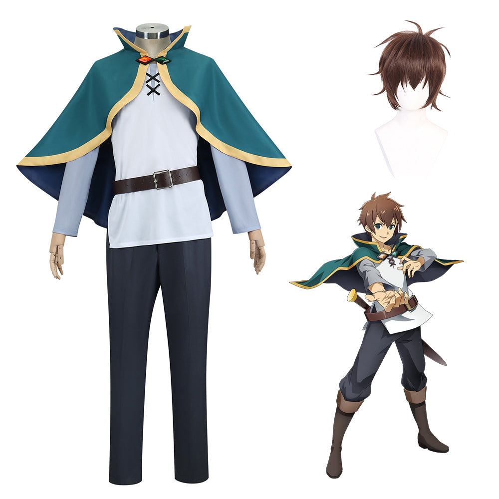 KonoSuba: God's Blessing on This Wonderful World! Kazuma Satou Cosplay Costume-Cosplay Instrumentality Project