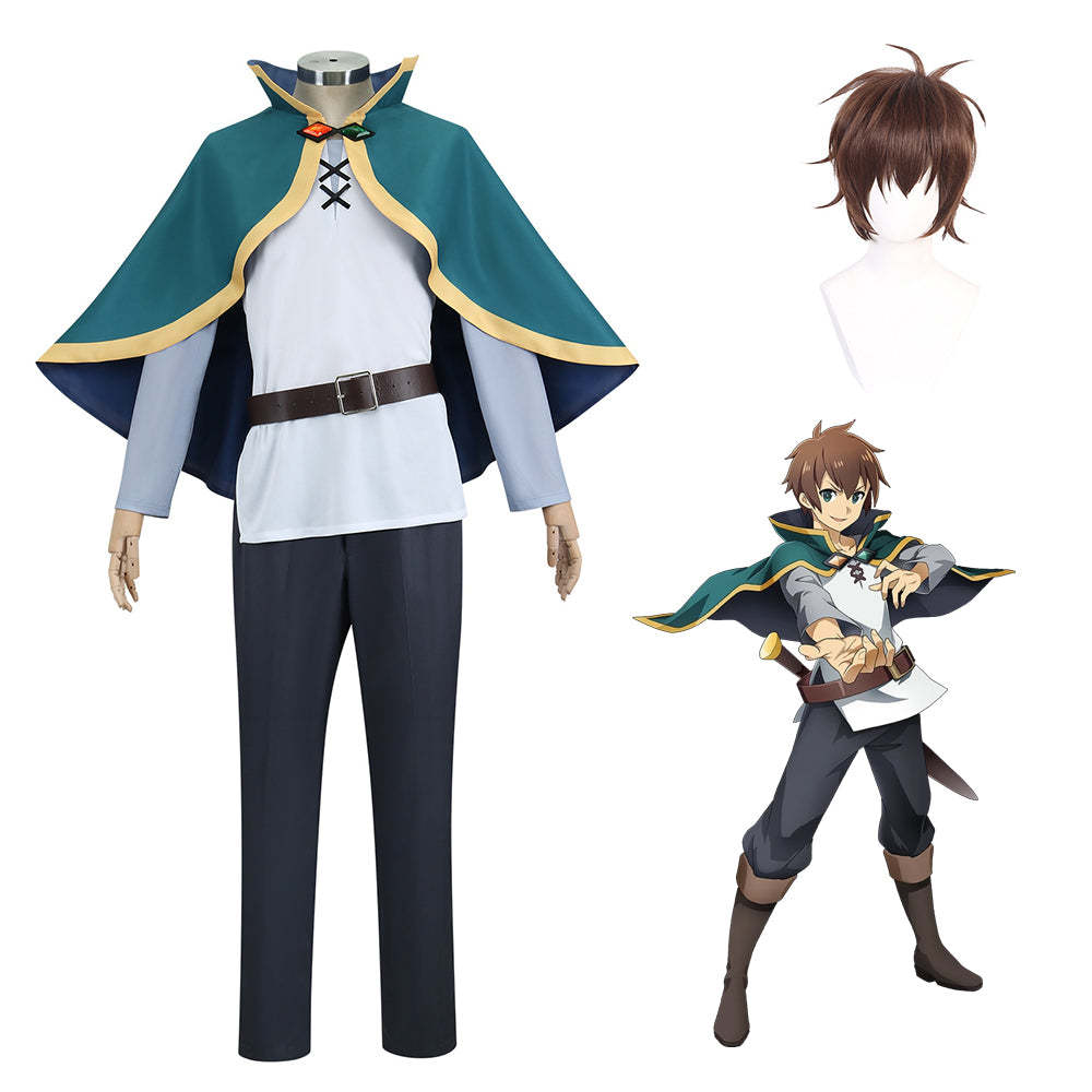 KonoSuba: God's Blessing on This Wonderful World! Kazuma Satou Cosplay Costume-Cosplay Instrumentality Project