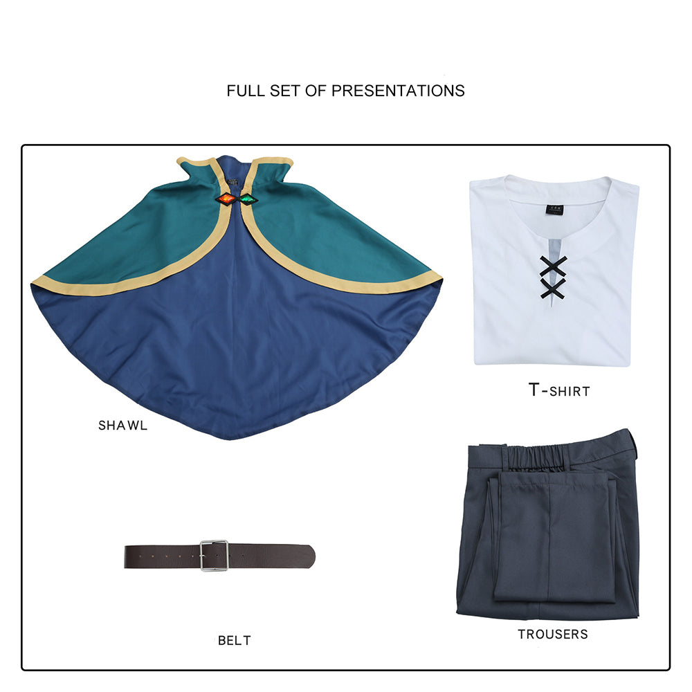 KonoSuba: God's Blessing on This Wonderful World! Kazuma Satou Cosplay Costume-Cosplay Instrumentality Project
