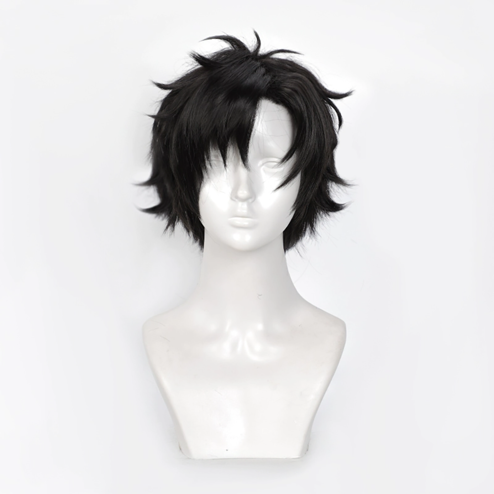 LAZARUS Axel Gilberto Black Cosplay Wig