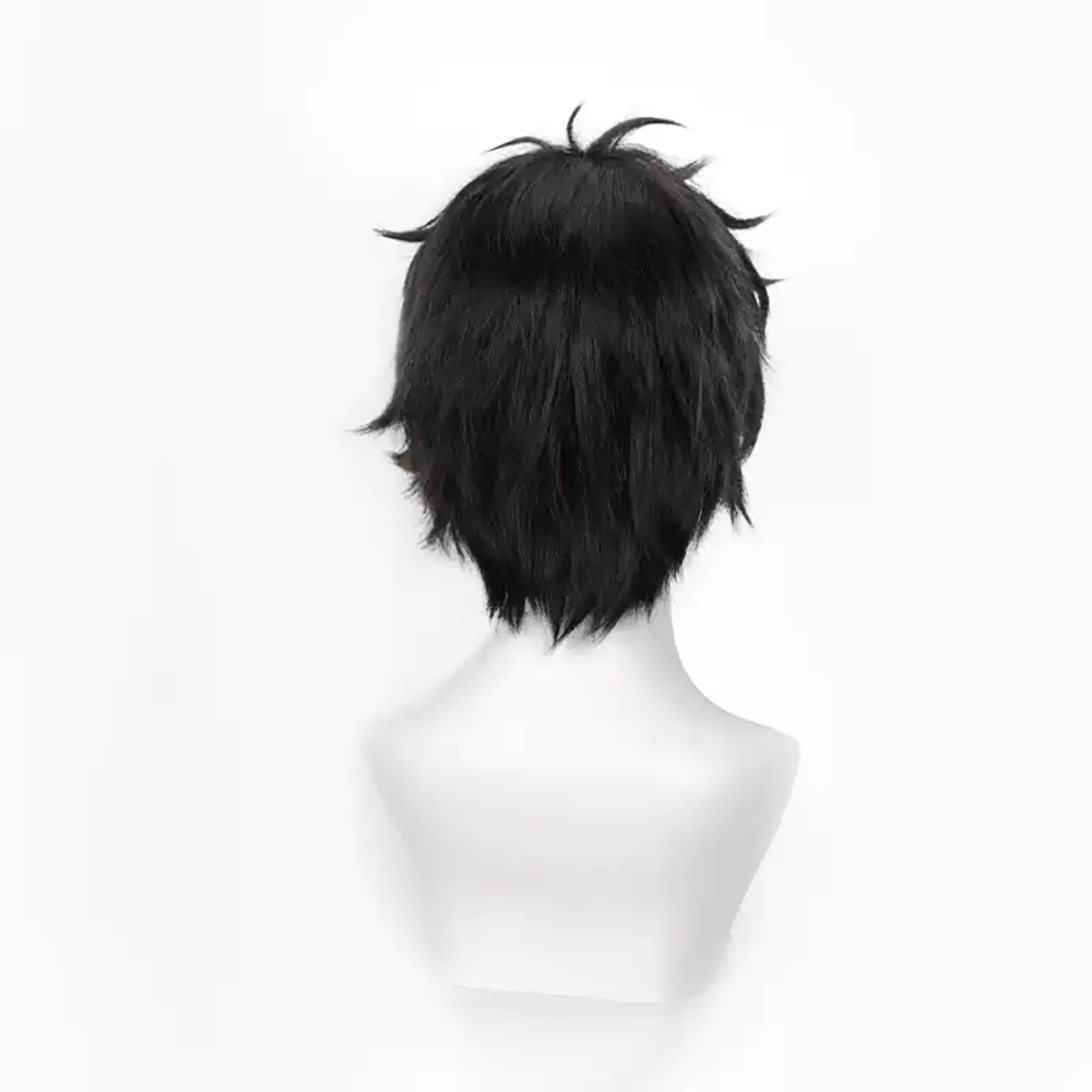 LAZARUS Axel Gilberto Black Cosplay Wig