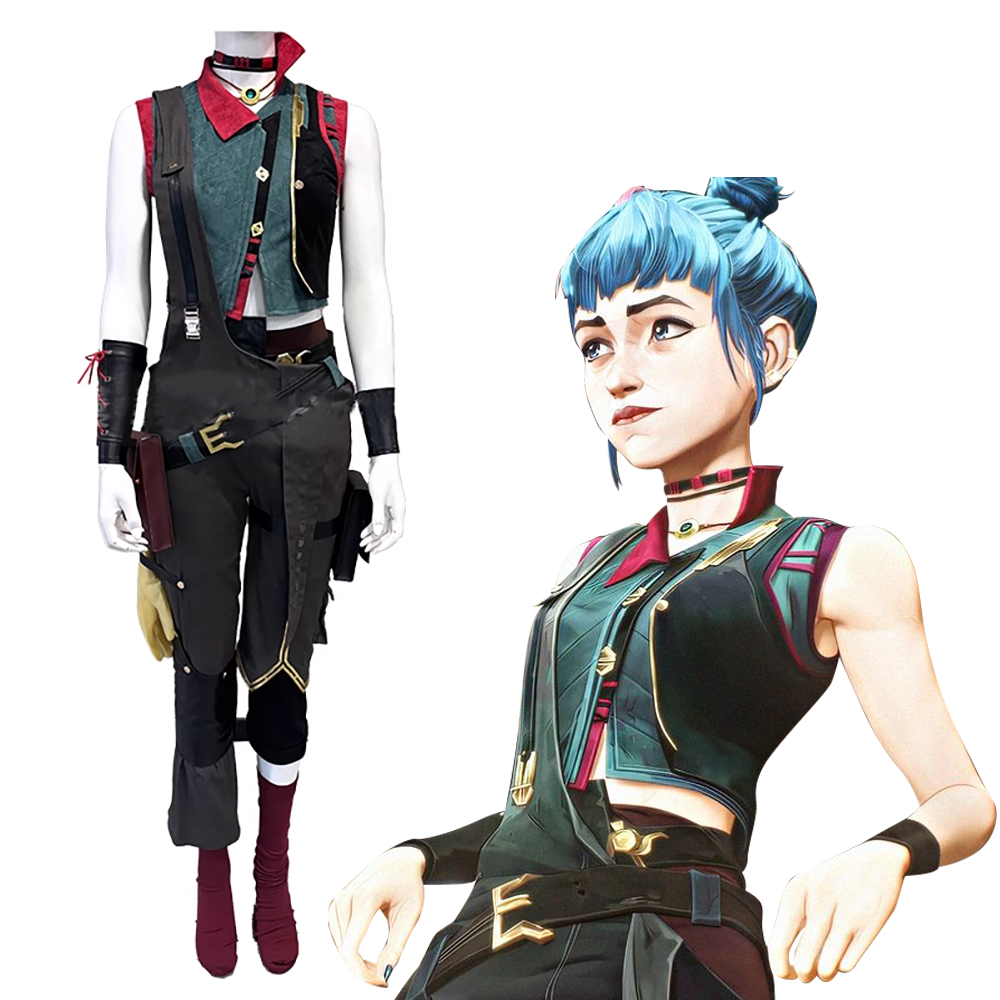 League of Legends Arcane 2 Powder Jinx Alternate Universe Cosplay Costume