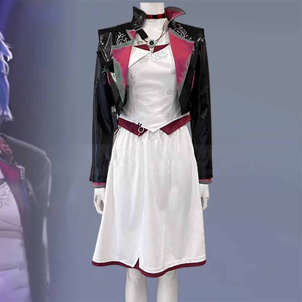 League of Legends Arcane 2 Powder Jinx Alternate Universe Party Dress Cosplay Costume