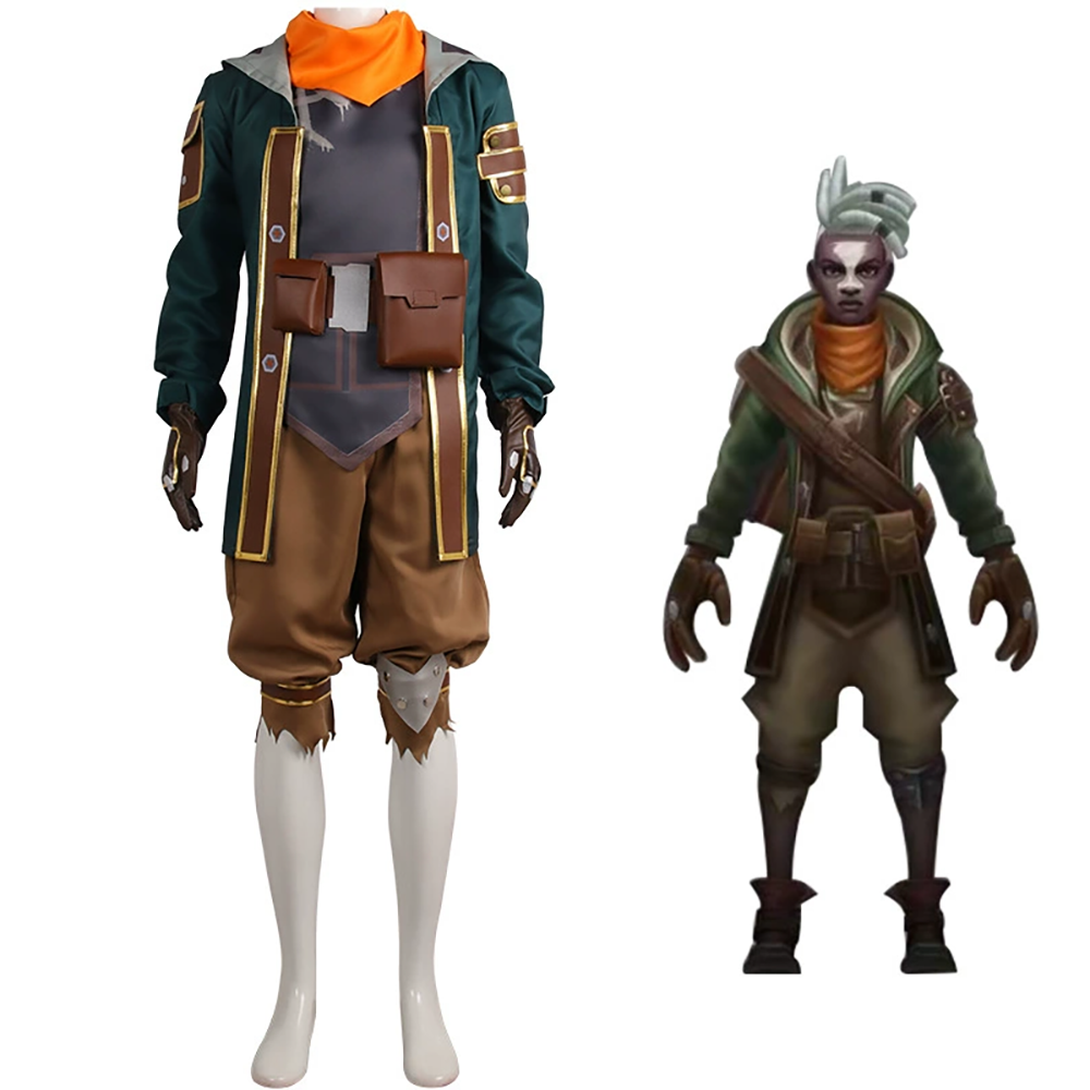 League of Legends Arcane Ekko the Boy Who Shattered Time Cosplay Costume