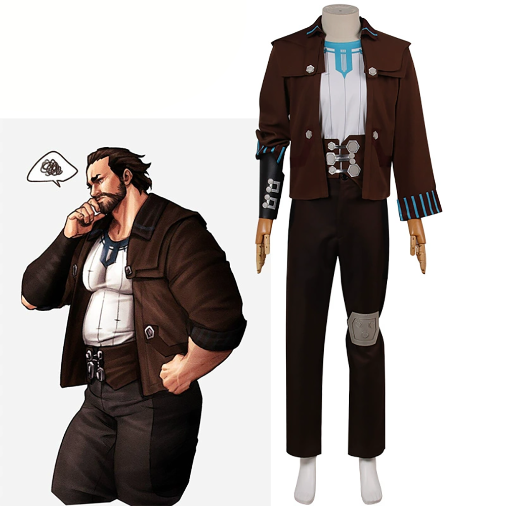 League of Legends Arcane Vander Cosplay Costume