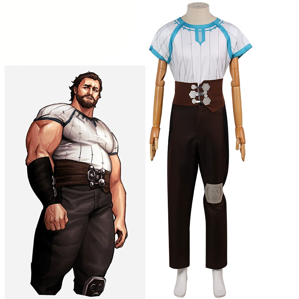 League of Legends Arcane Vander Cosplay Costume