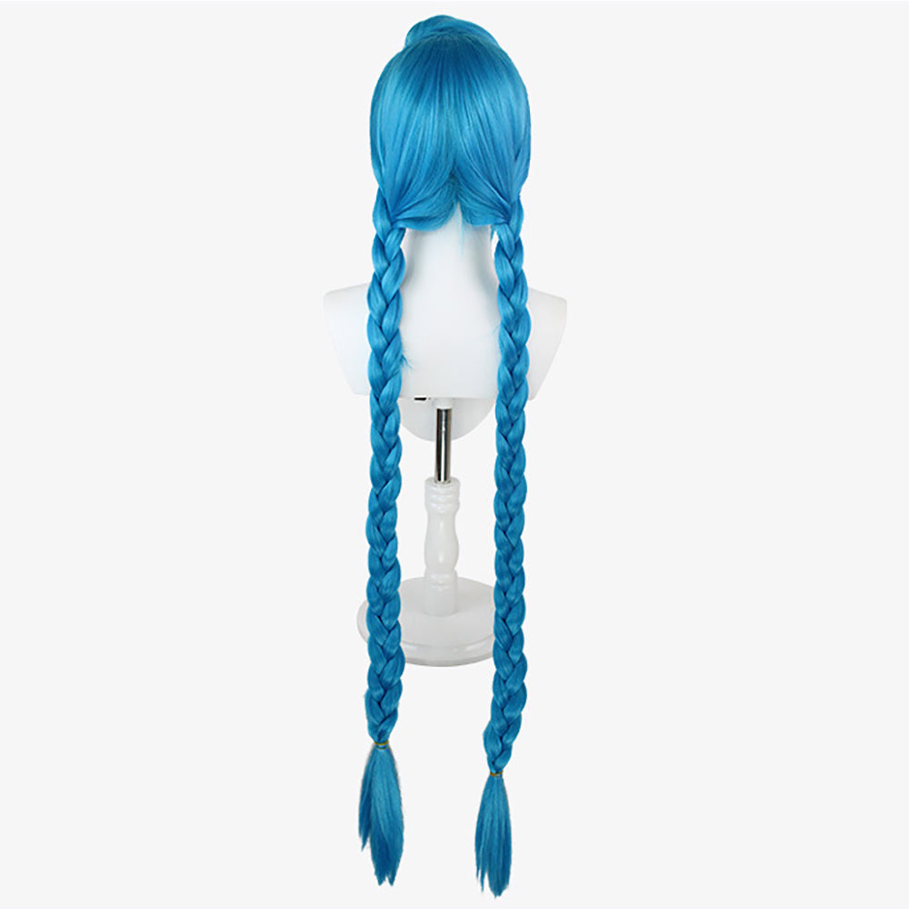 League Of Legends LOL Arcane Jinx Blue Cosplay Wig-Cosplay Instrumentality Project
