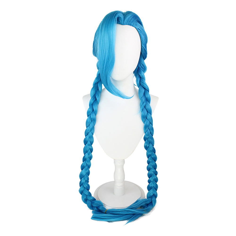 League Of Legends LOL Arcane Jinx Blue Cosplay Wig-Cosplay Instrumentality Project