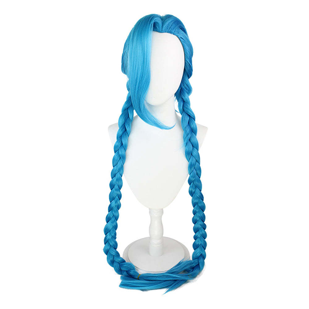 League Of Legends LOL Arcane Jinx Blue Cosplay Wig-Cosplay Instrumentality Project