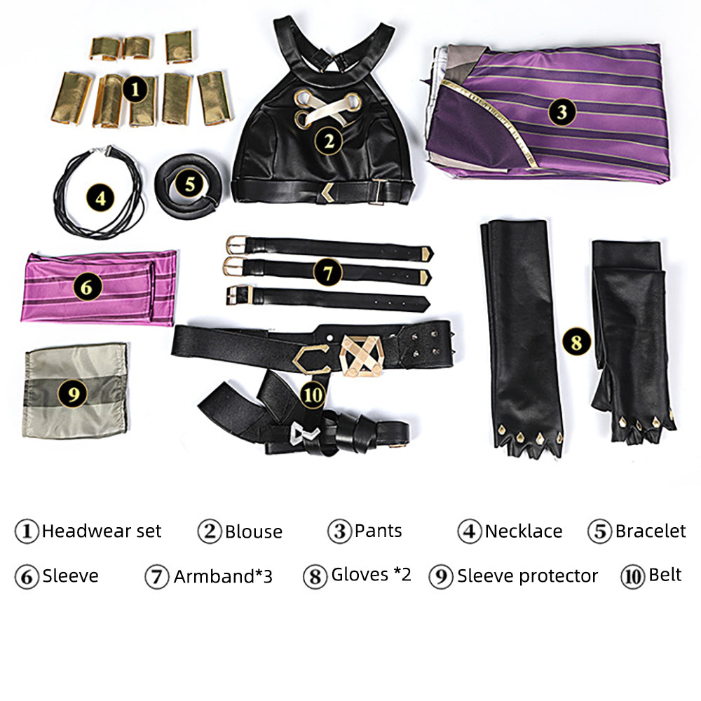 League of Legends Arcane The Loose Cannon Jinx Cosplay Costume