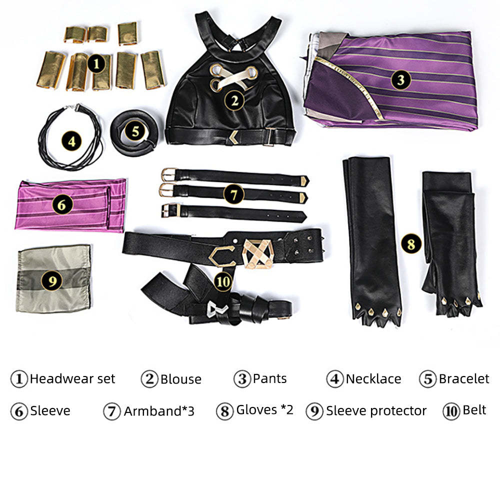 League of Legends Arcane The Loose Cannon Jinx Cosplay Costume