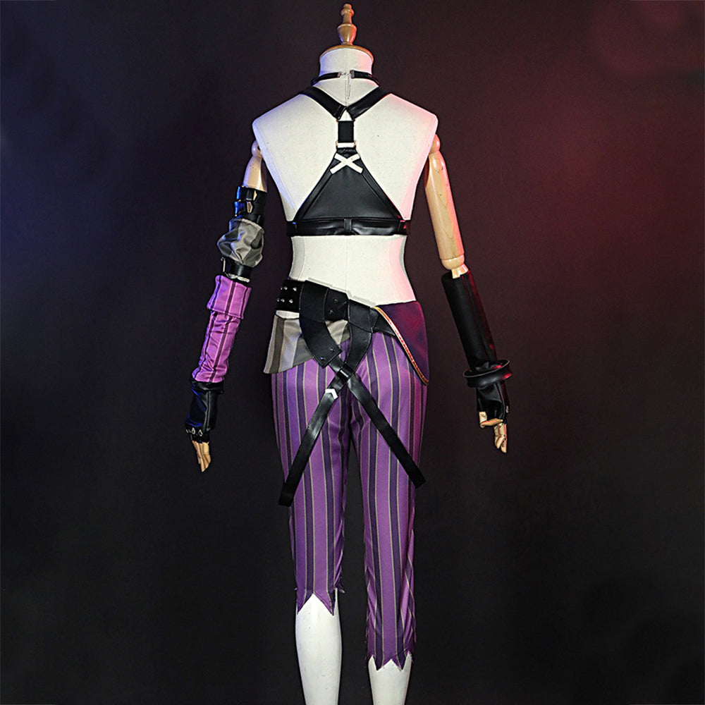 League of Legends Arcane The Loose Cannon Jinx Cosplay Costume