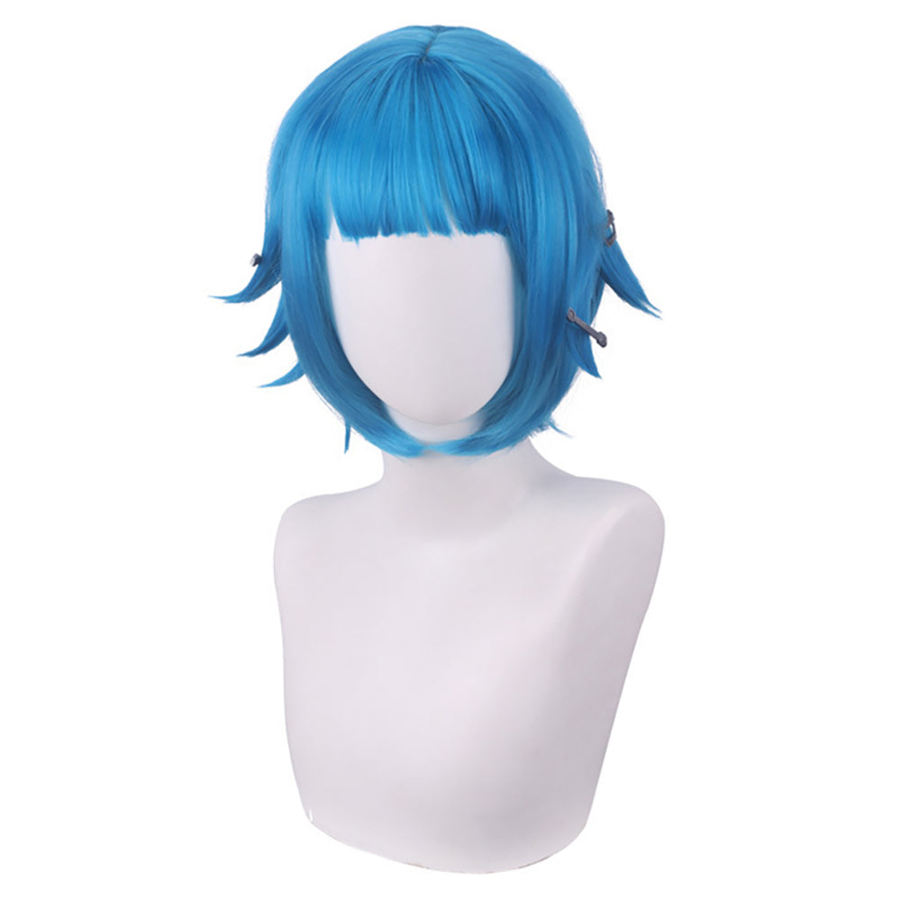 League of Legends LOL Arcane Child Jinx Powder Blue Cosplay Wig-Cosplay Instrumentality Project