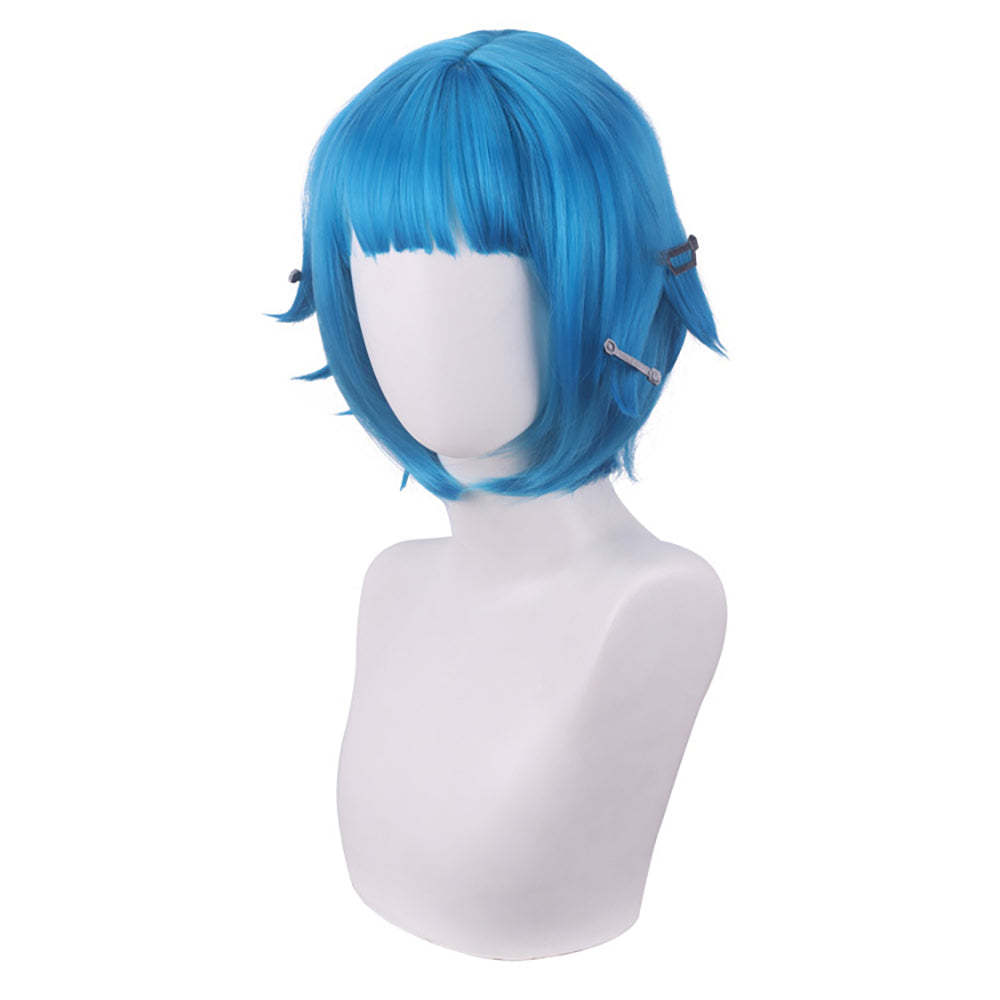 League of Legends LOL Arcane Child Jinx Powder Blue Cosplay Wig-Cosplay Instrumentality Project
