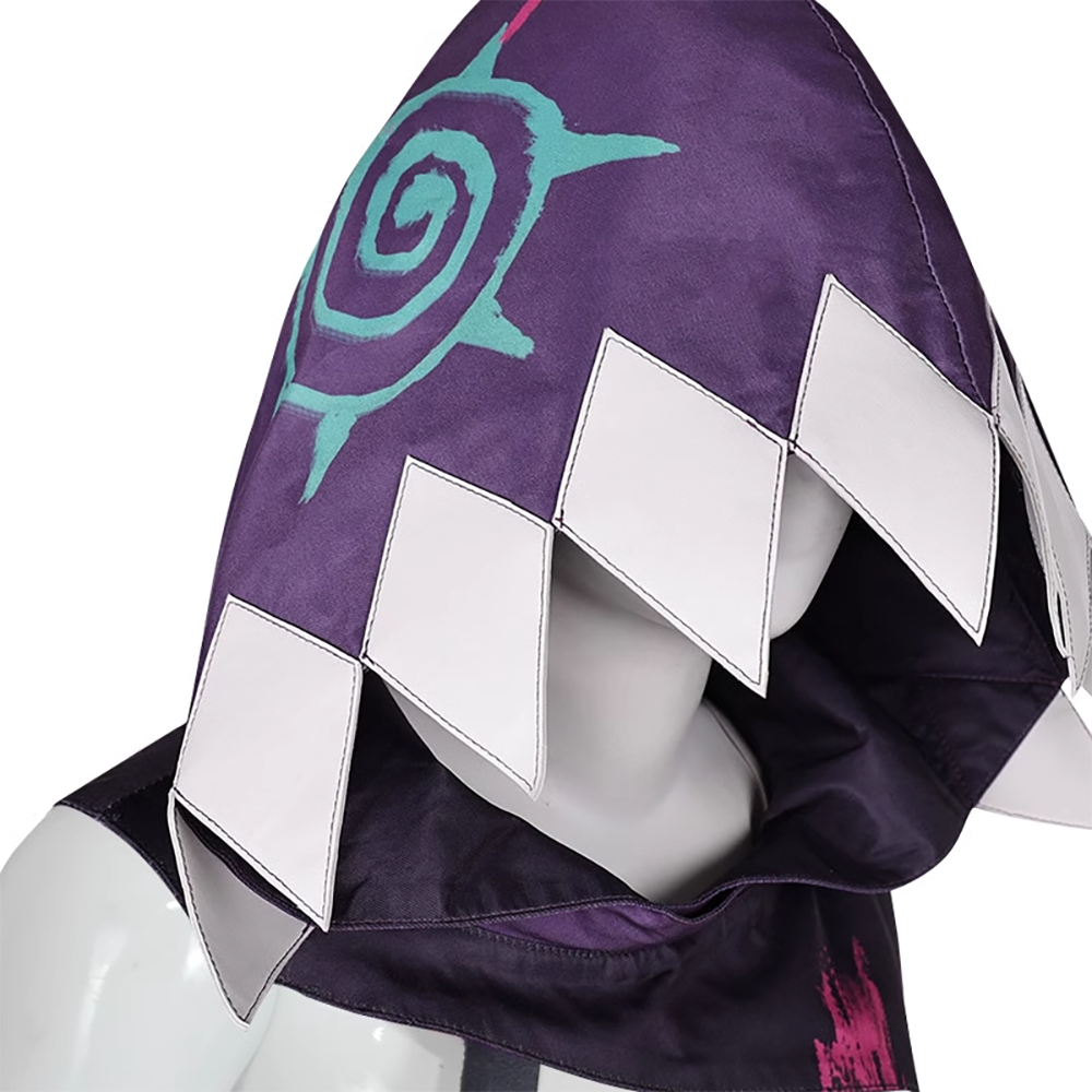 League of Legends LOL Arcane Season 2 Prodigy Jinx New Skin Hood Cosplay Costume