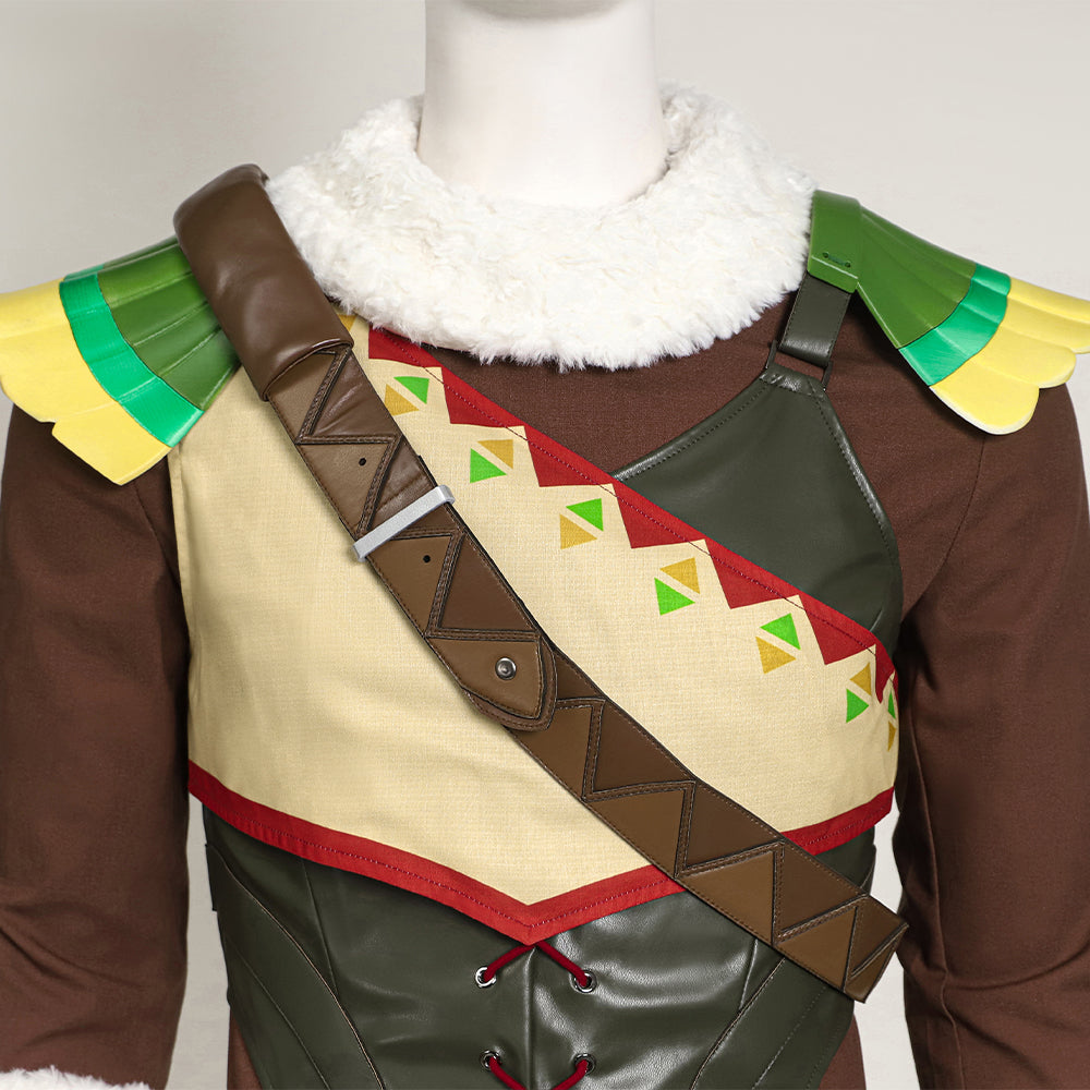 Legend of Zelda: Tears of the Kingdom Link Snowquill Tunic Cosplay Costume-Cosplay Instrumentality Project