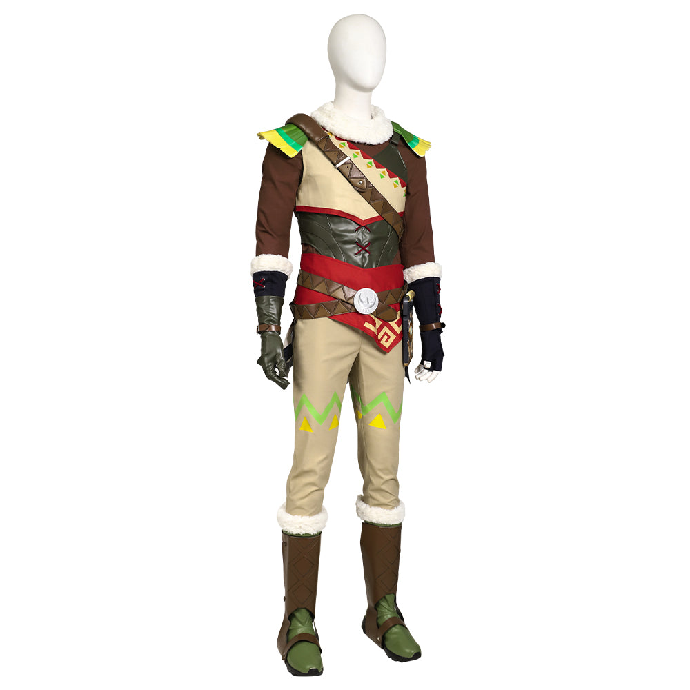 Legend of Zelda: Tears of the Kingdom Link Snowquill Tunic Cosplay Costume-Cosplay Instrumentality Project
