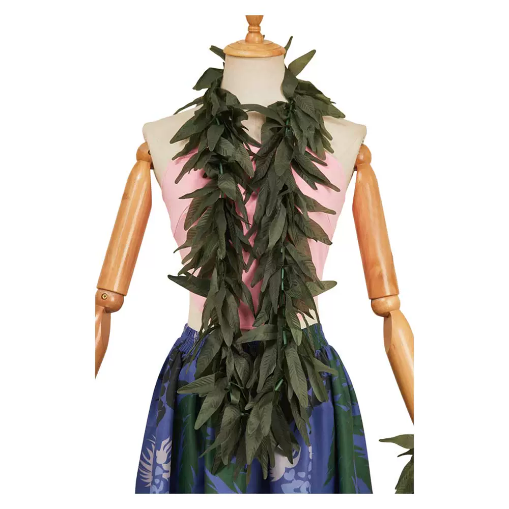 Lilo & Stitch Anime Lilo Pelekai  Hula Dress Up Cosplay Costume