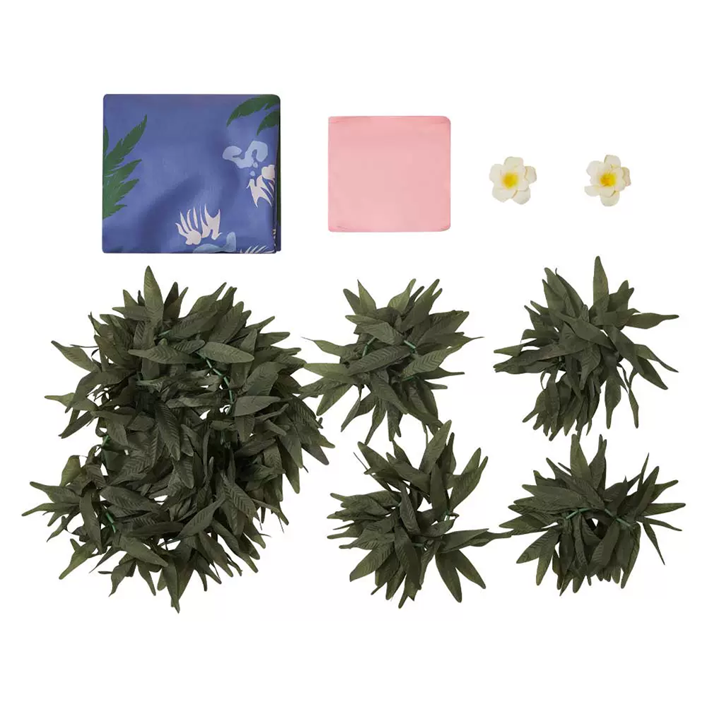 Lilo & Stitch Anime Lilo Pelekai  Hula Dress Up Cosplay Costume