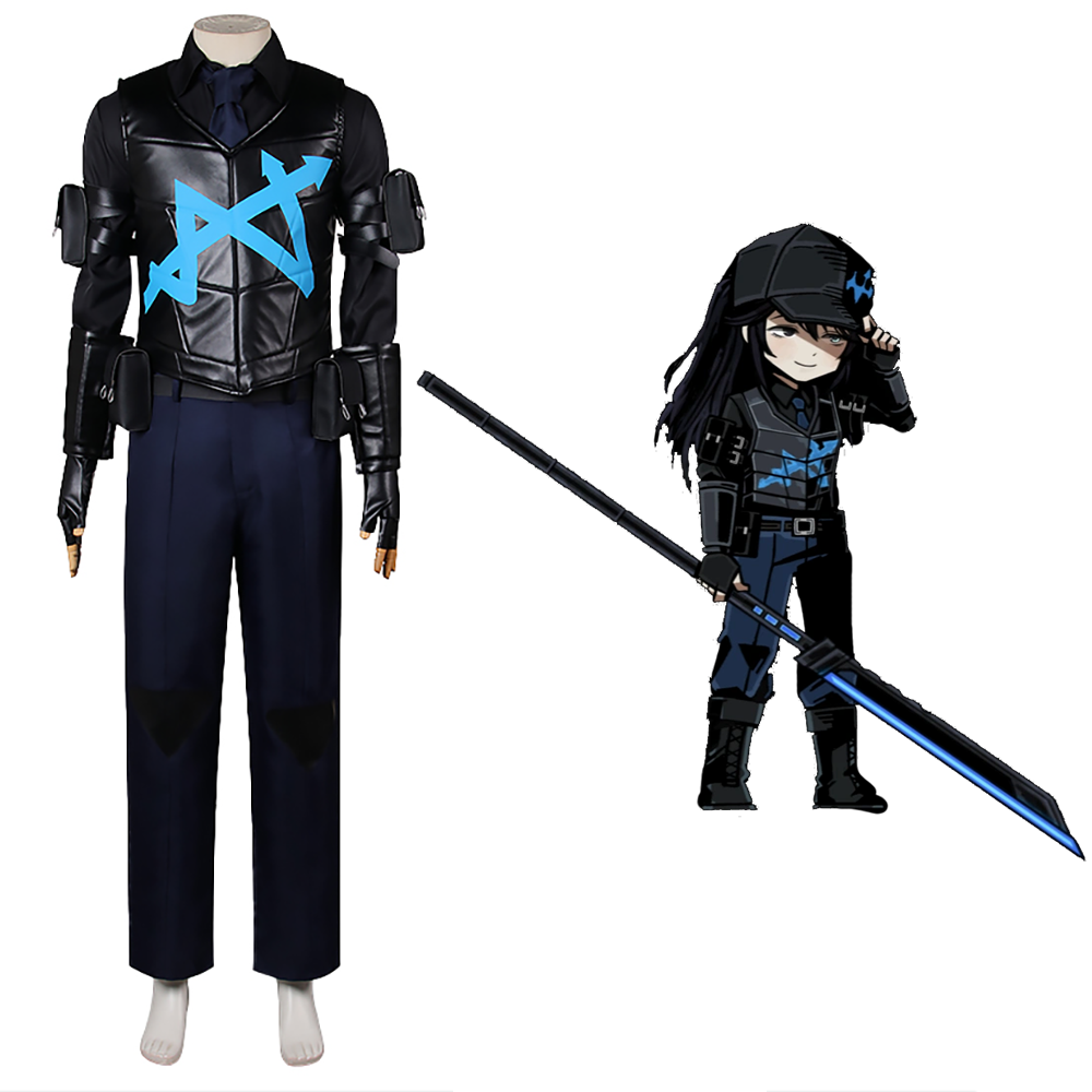 Limbus Company W Corp. L2 Cleanup Agent Hong Lu Cosplay Costume