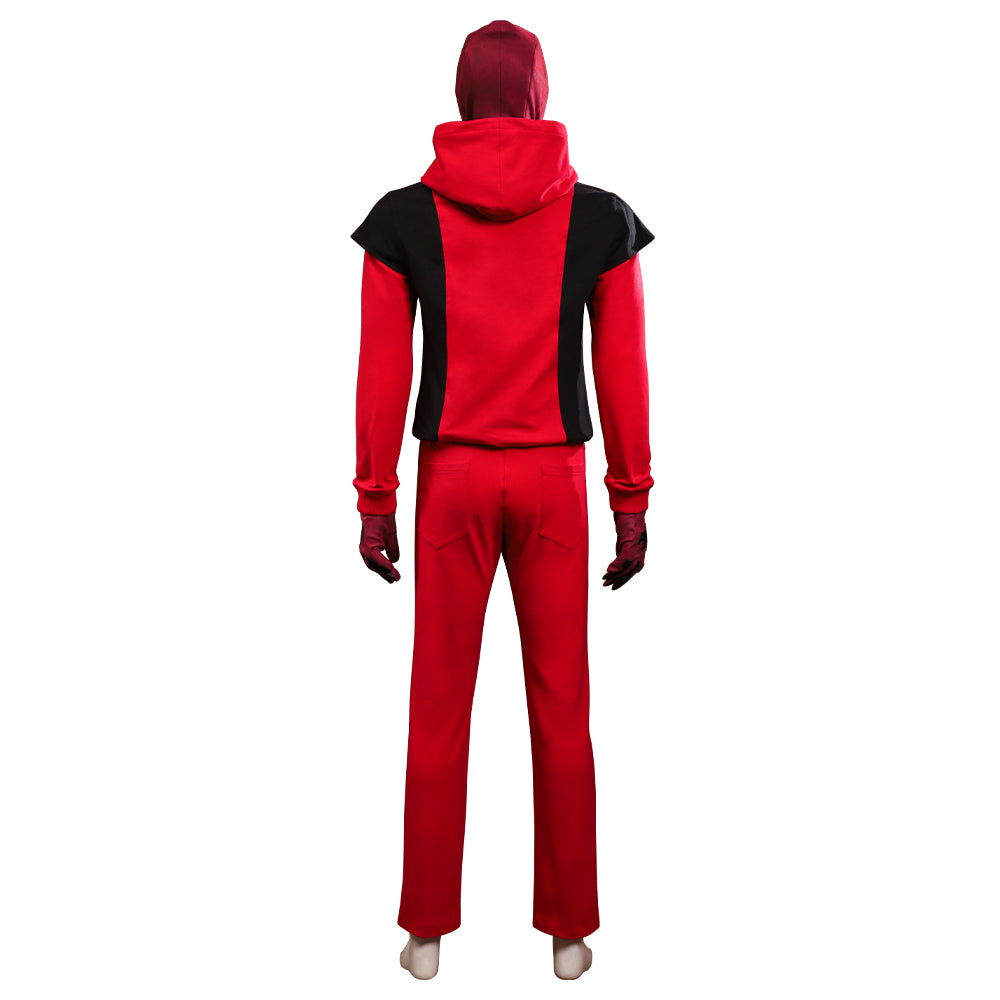 Deadpool 3 Deadpool & Wolverine Teenager Deadpool Hoodie Cosplay Costume