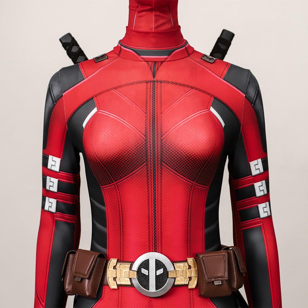 Deadpool 3 Deadpool & Wolverine Ladypool Cosplay Costume-Cosplay Instrumentality Project