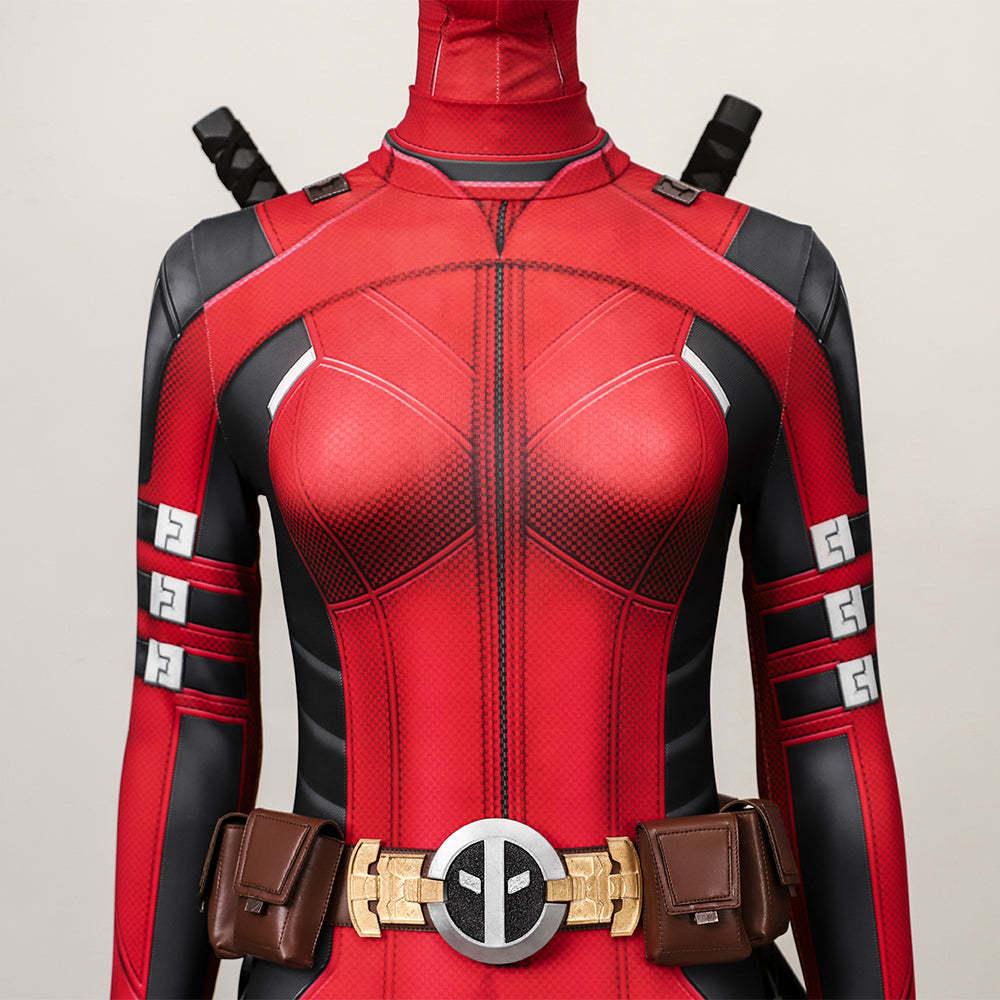 Deadpool 3 Deadpool & Wolverine Ladypool Cosplay Costume-Cosplay Instrumentality Project