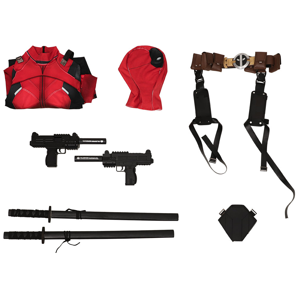 Deadpool 3 Deadpool & Wolverine Ladypool Cosplay Costume-Cosplay Instrumentality Project