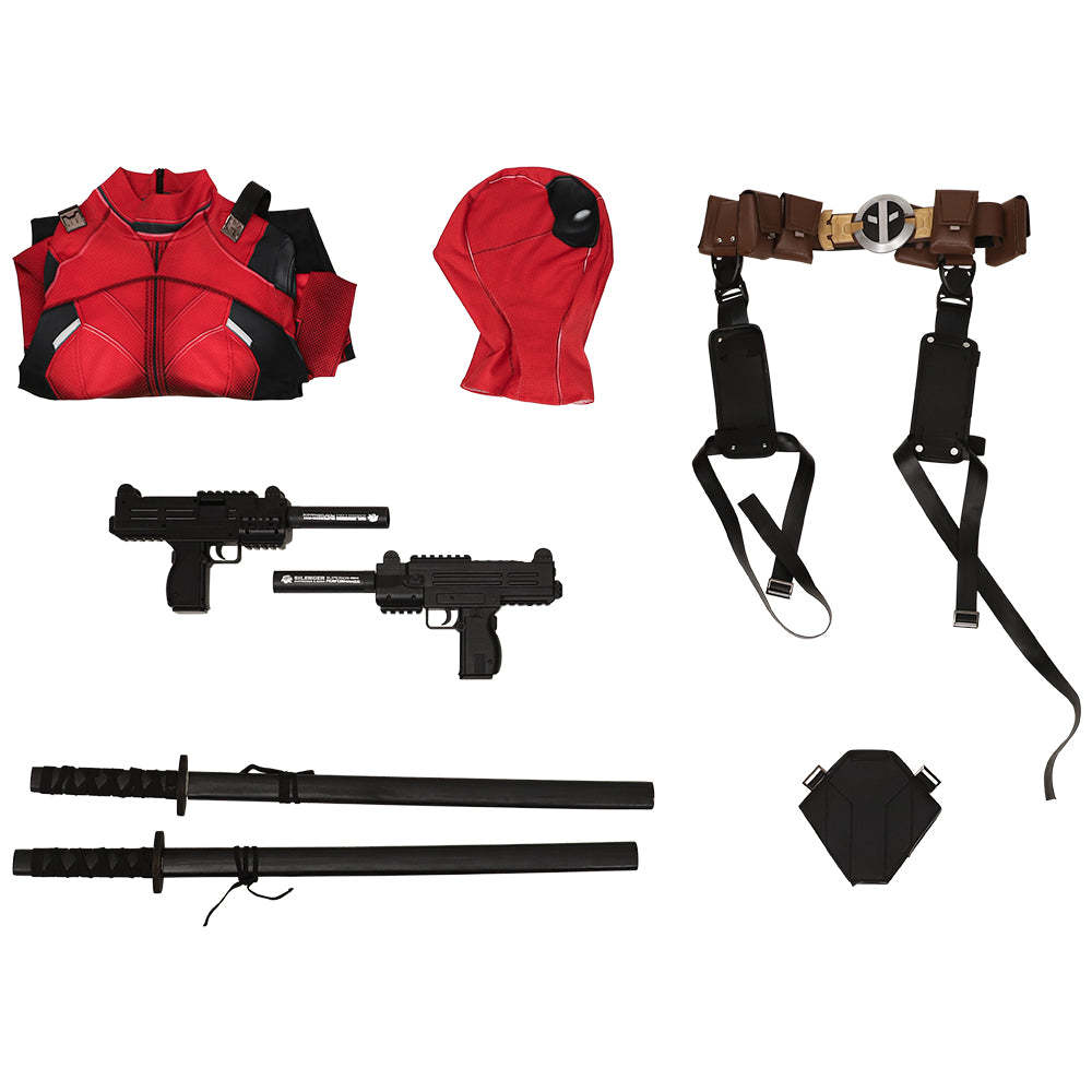 Deadpool 3 Deadpool & Wolverine Ladypool Cosplay Costume-Cosplay Instrumentality Project