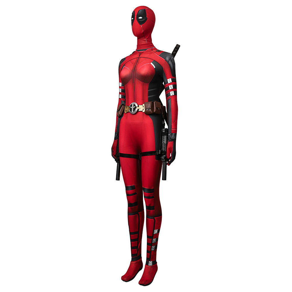 Deadpool 3 Deadpool & Wolverine Ladypool Cosplay Costume-Cosplay Instrumentality Project