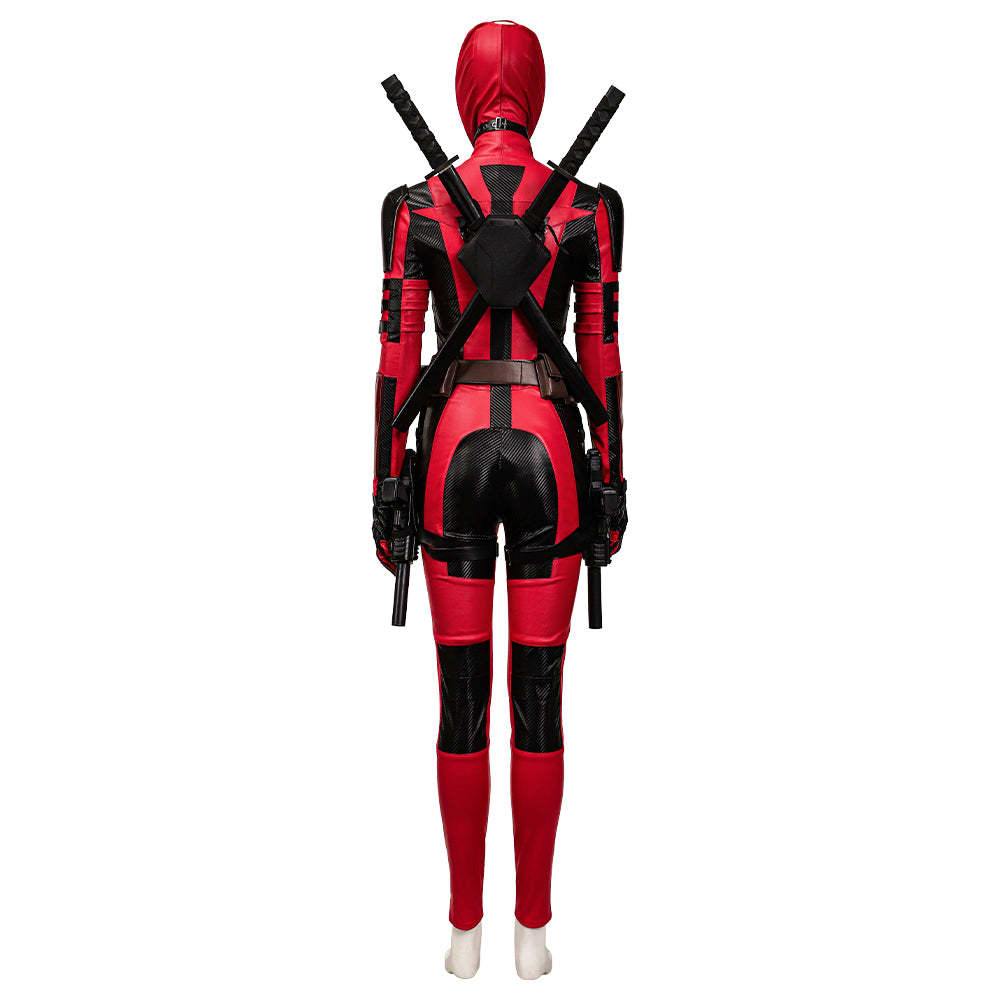 Deadpool 3 Deadpool & Wolverine Ladypool Cosplay Costume Premium Edition