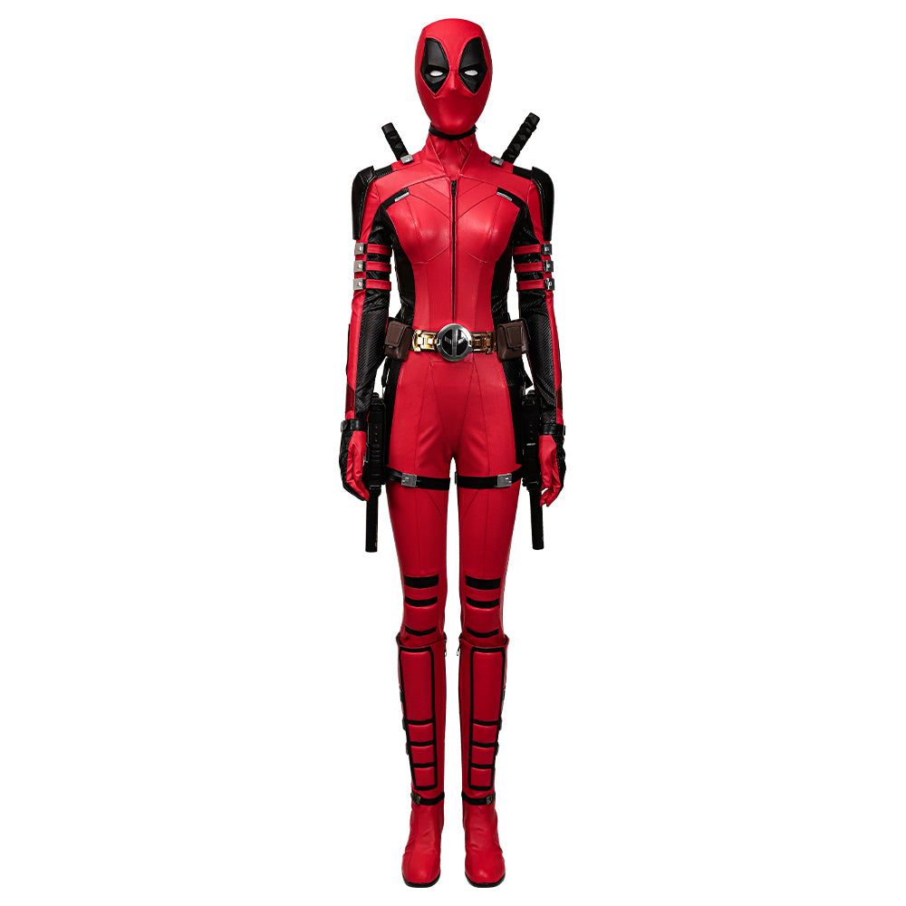 Deadpool 3 Deadpool & Wolverine Ladypool Cosplay Costume Premium Edition