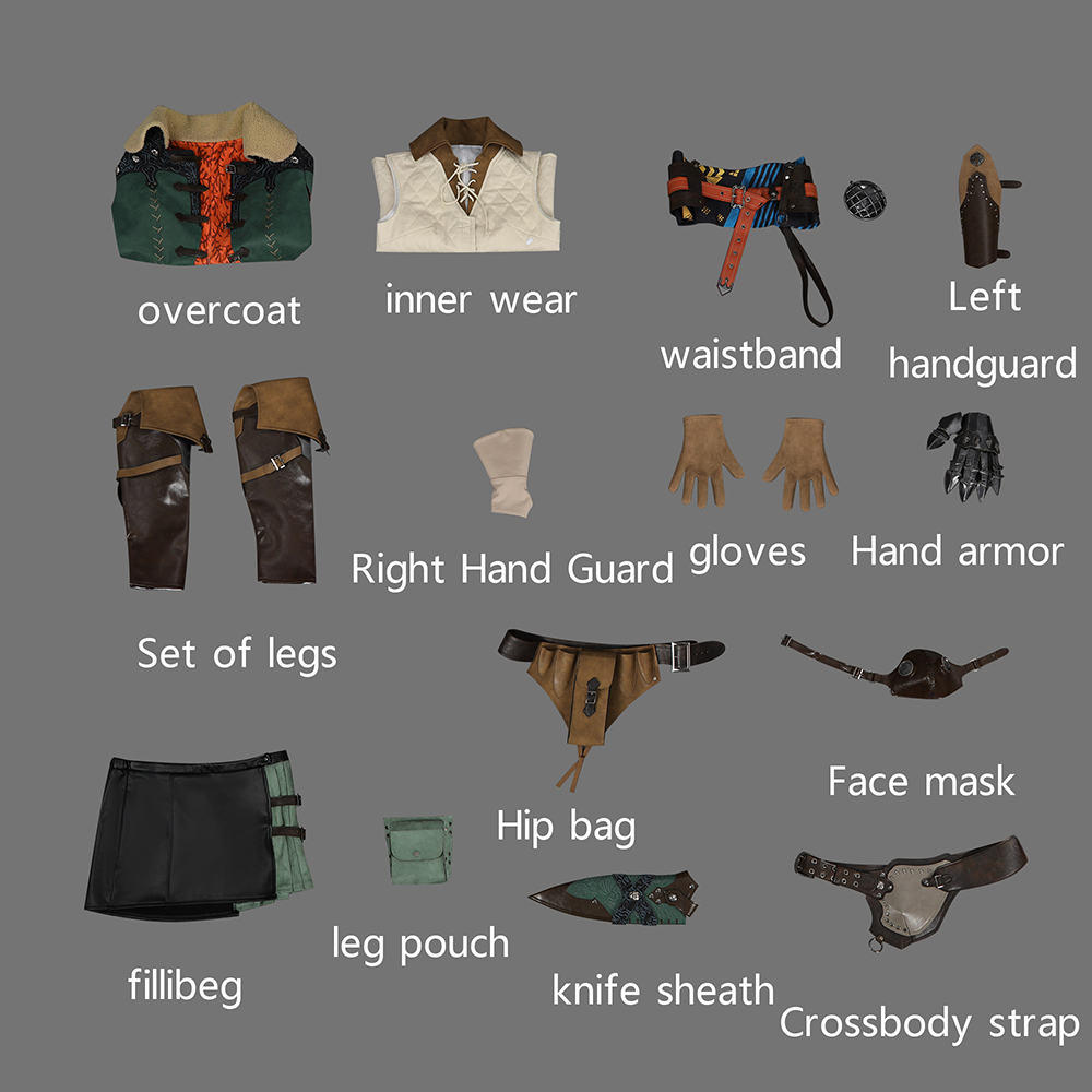 MONSTER HUNTER WILDS Hope Armor Cosplay Costume