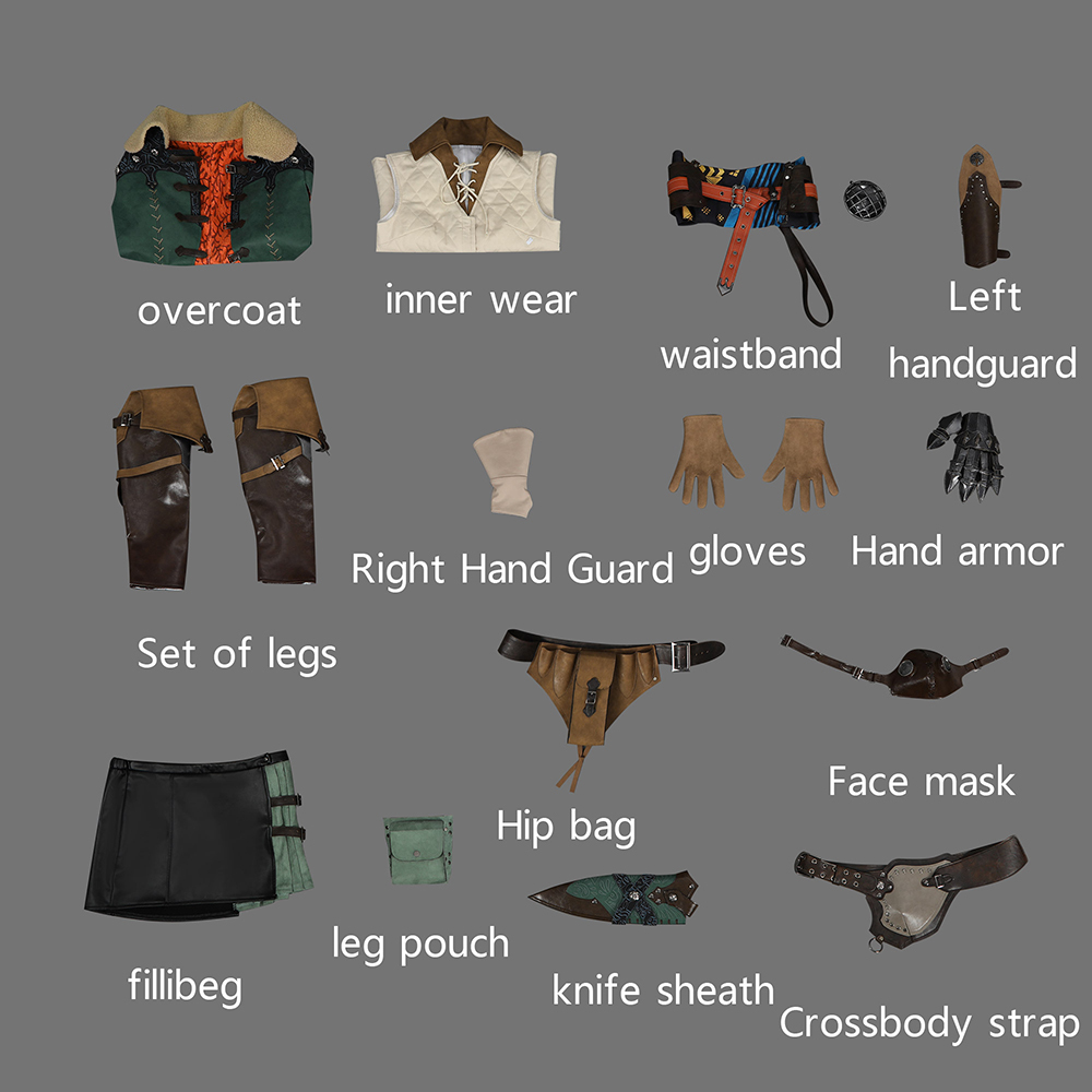 MONSTER HUNTER WILDS Hope Armor Cosplay Costume