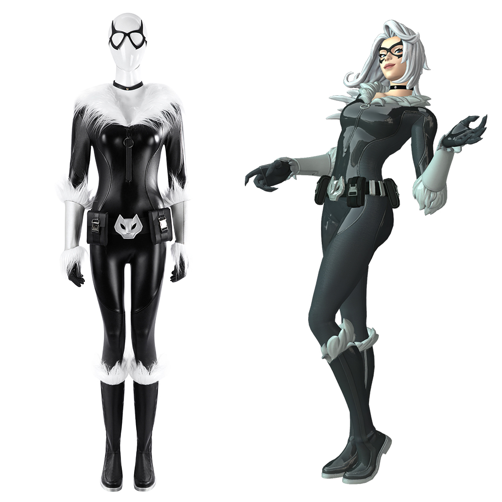 Black Cat Skin Cosplay Costume