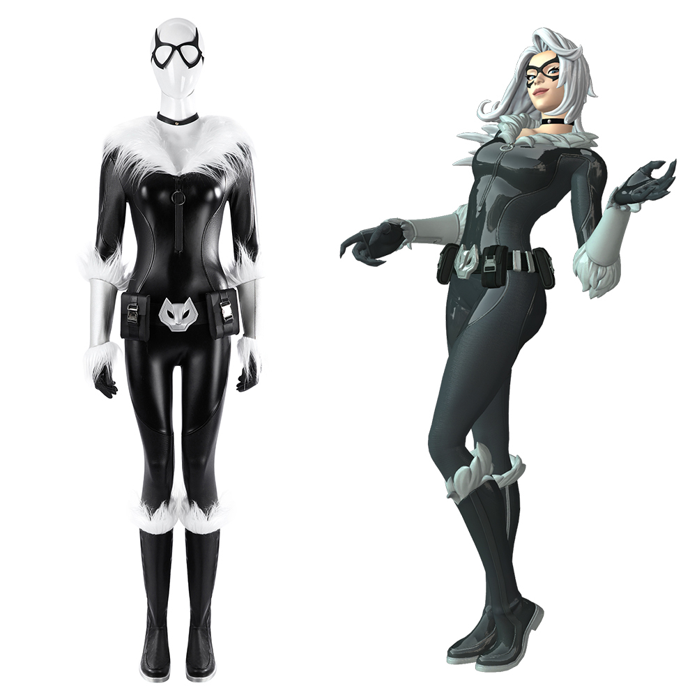 Black Cat Skin Cosplay Costume