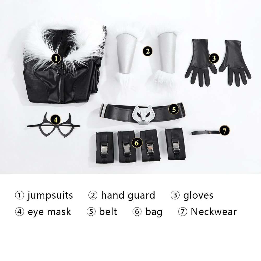 Black Cat Skin Cosplay Costume