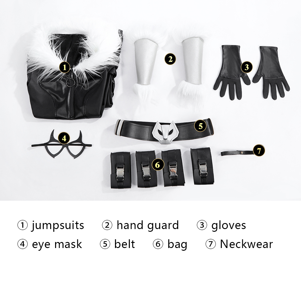 Black Cat Skin Cosplay Costume